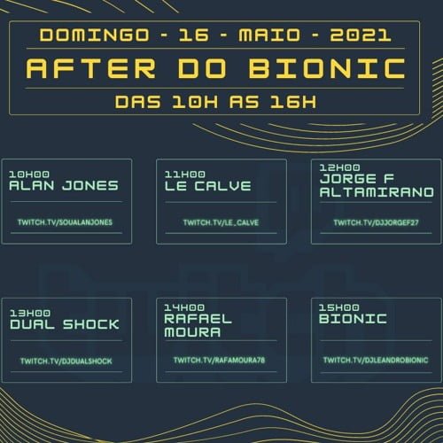 Live @ After do Bionic – março 2021