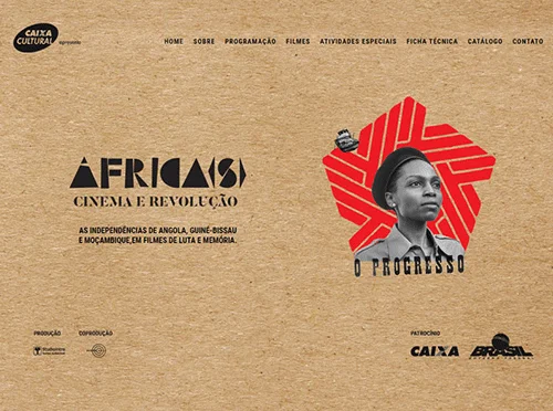 Site Mostra Africas - Caixa Cultural
