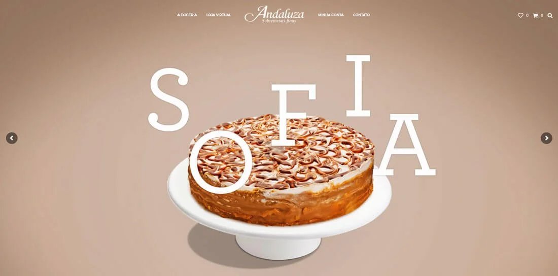 Site Andaluza Sobremesas Finas - Página Inicial