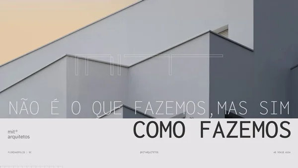 Desenvolvimento site MIT Arquitetos