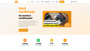 Novo design do site em WordPress focado em UX e conversão de vendas integrado à Hotmart